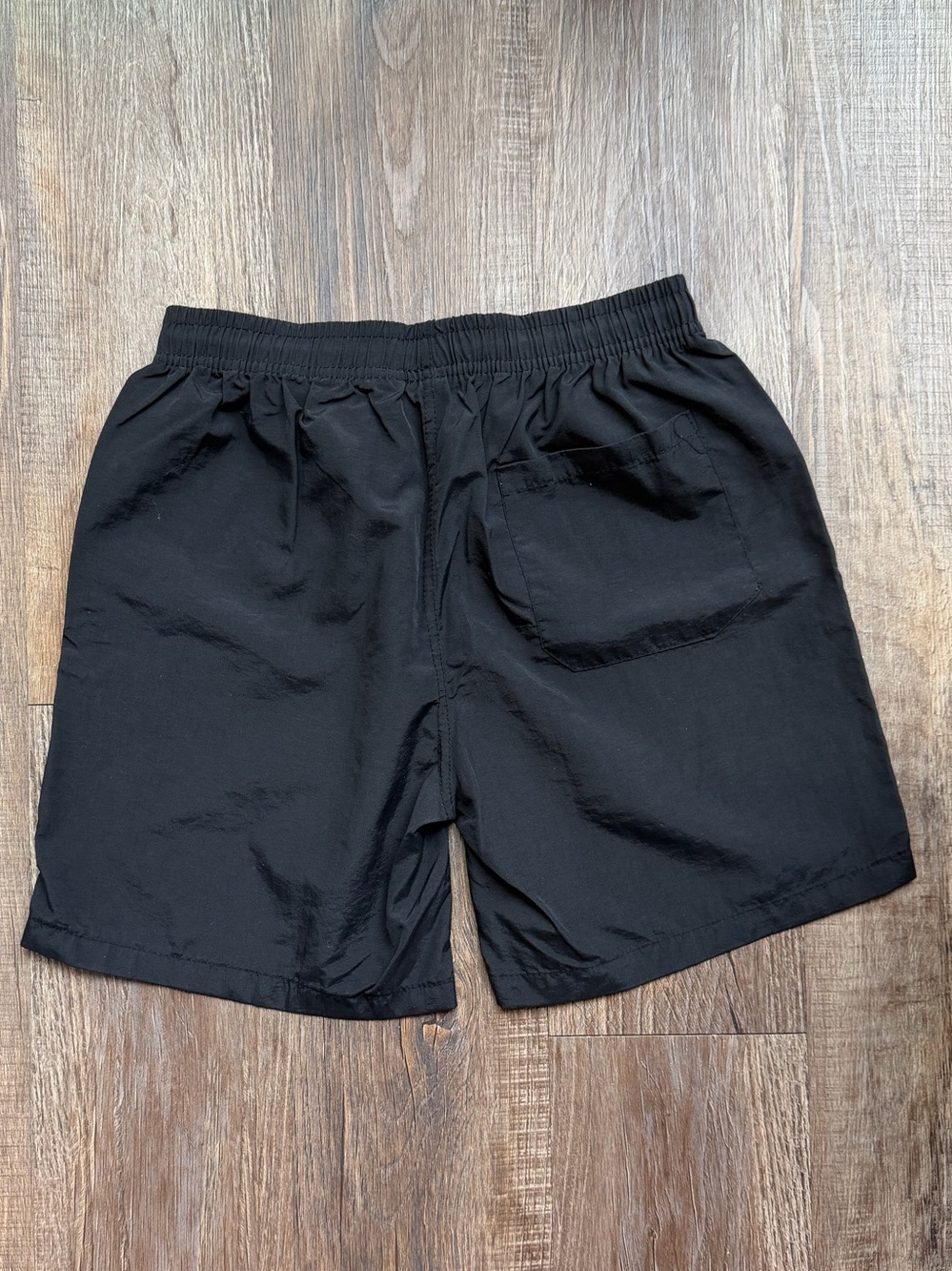 Black Drawstring Shorts - Picture 2 of 3